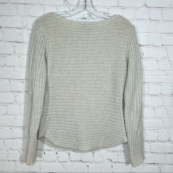 Lord & Taylor Sweater Womens Small Wool Cashmere Pullover Cable Knit Beige - Picture 7 of 8